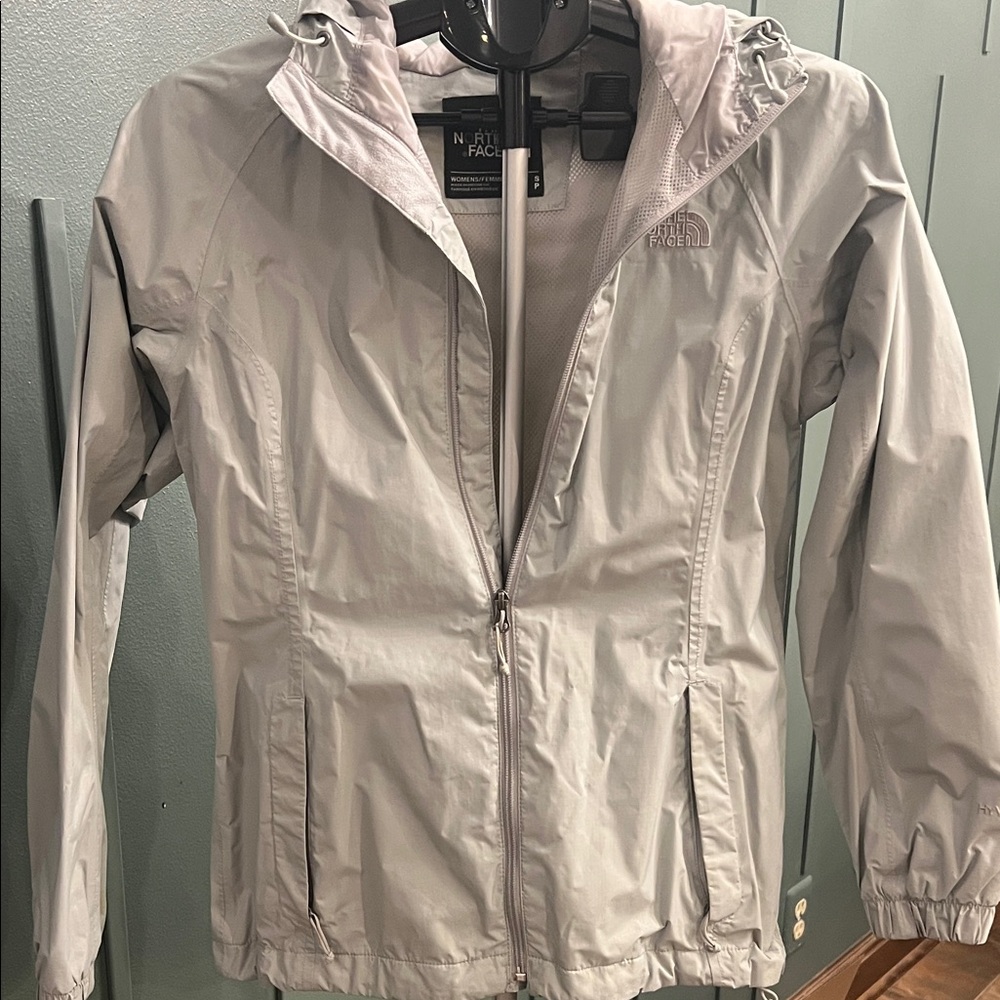 The North Face Light Gray Windbreaker